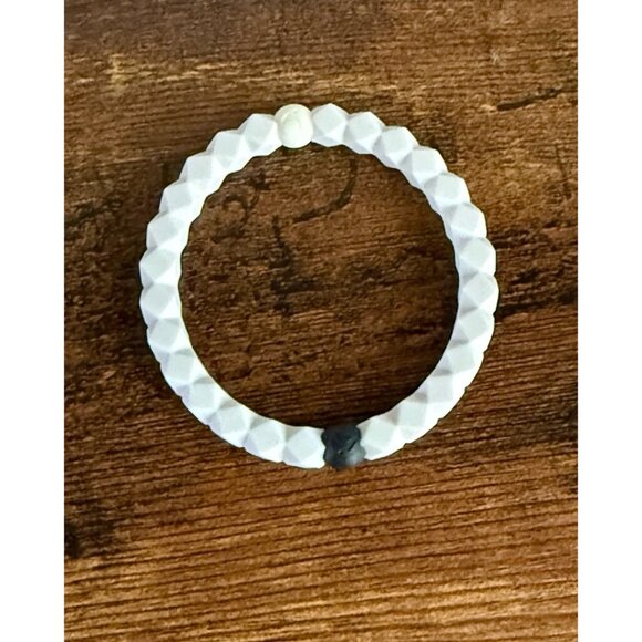 White Lokai Silicon Bracelet - Picture 3 of 3